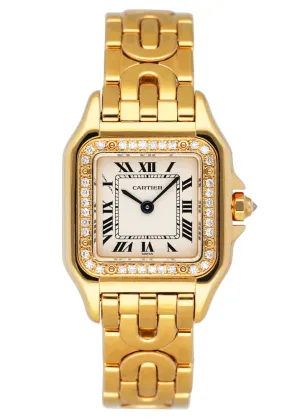 Cartier Panthere Art Deco WF3070N3 Diamond Ladies Watch