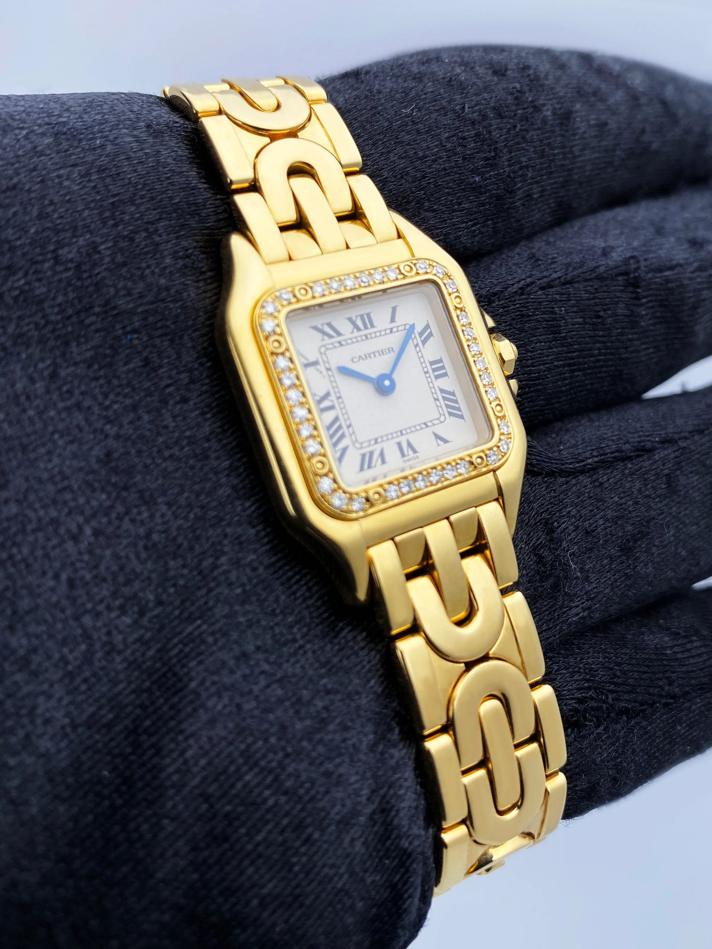 Cartier Panthere Art Deco WF3070N3 Diamond Ladies Watch
