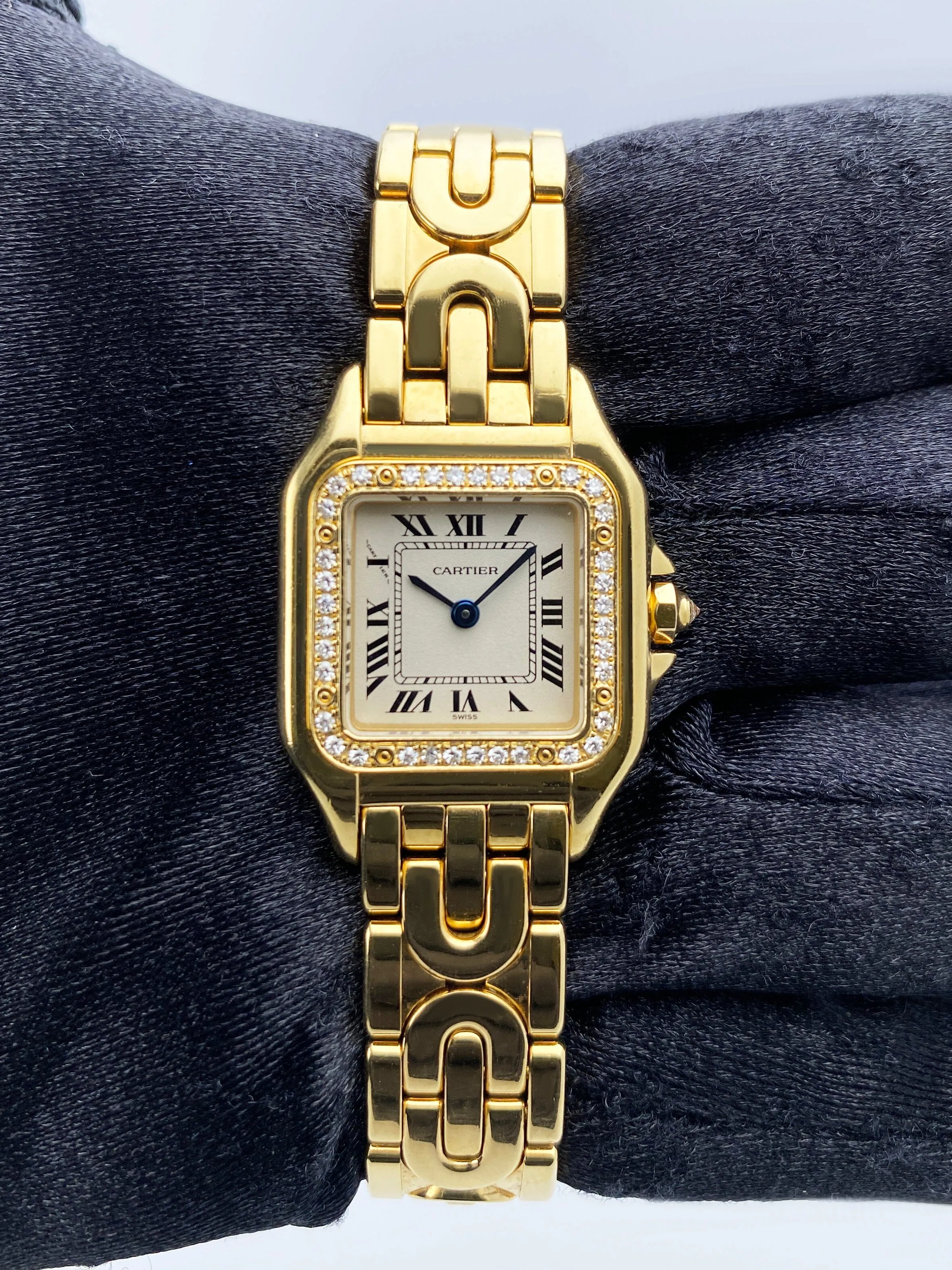 Cartier Panthere Art Deco WF3070N3 Diamond Ladies Watch