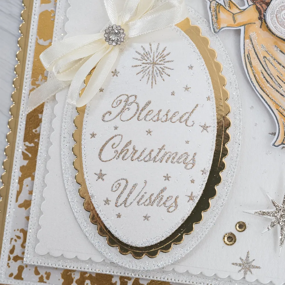 Chloe's Creative Cards Photopolymer Stamp Set (A7) - Blessed Christmas Wishes