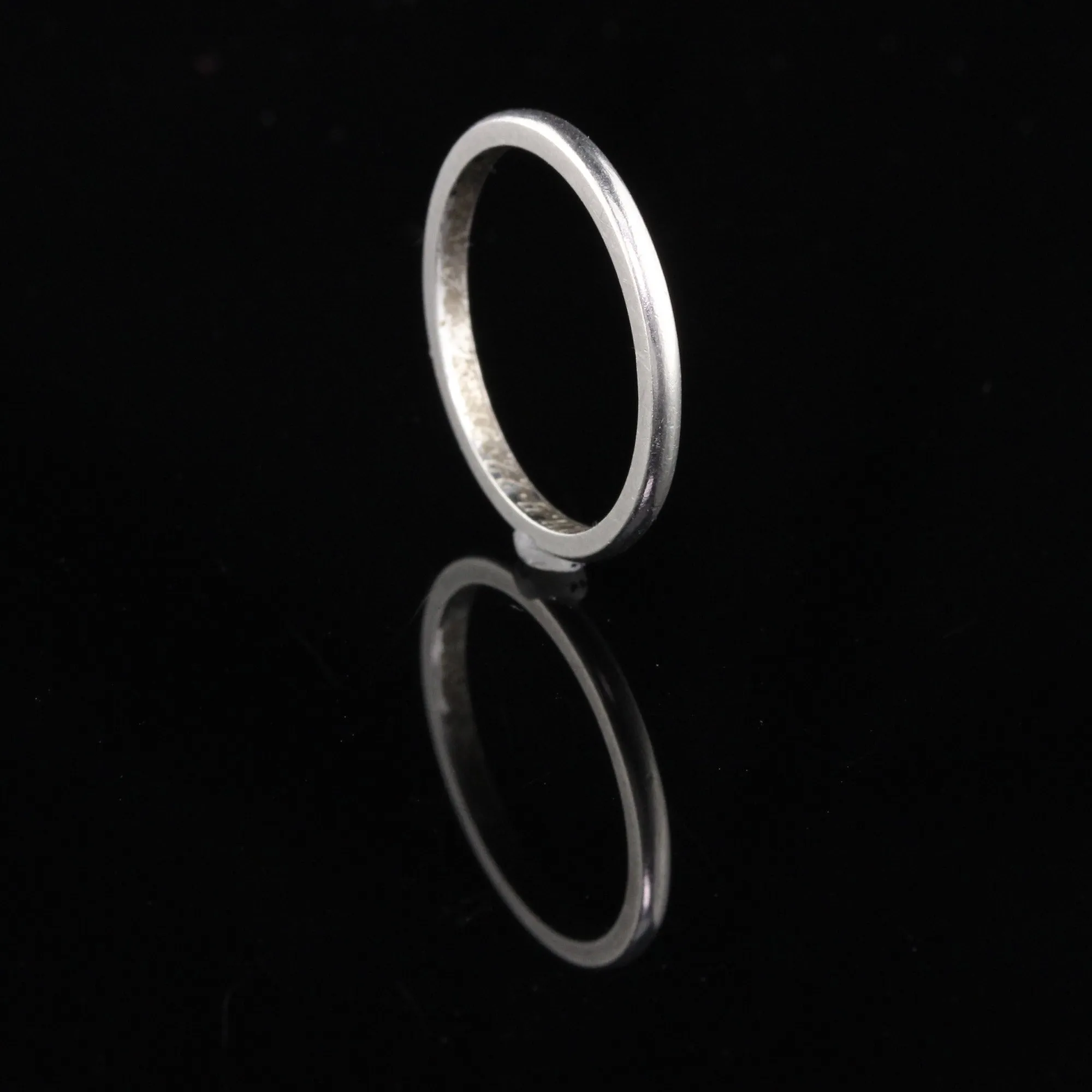 Circa 1951 - Vintage Estate Platinum Wedding Band