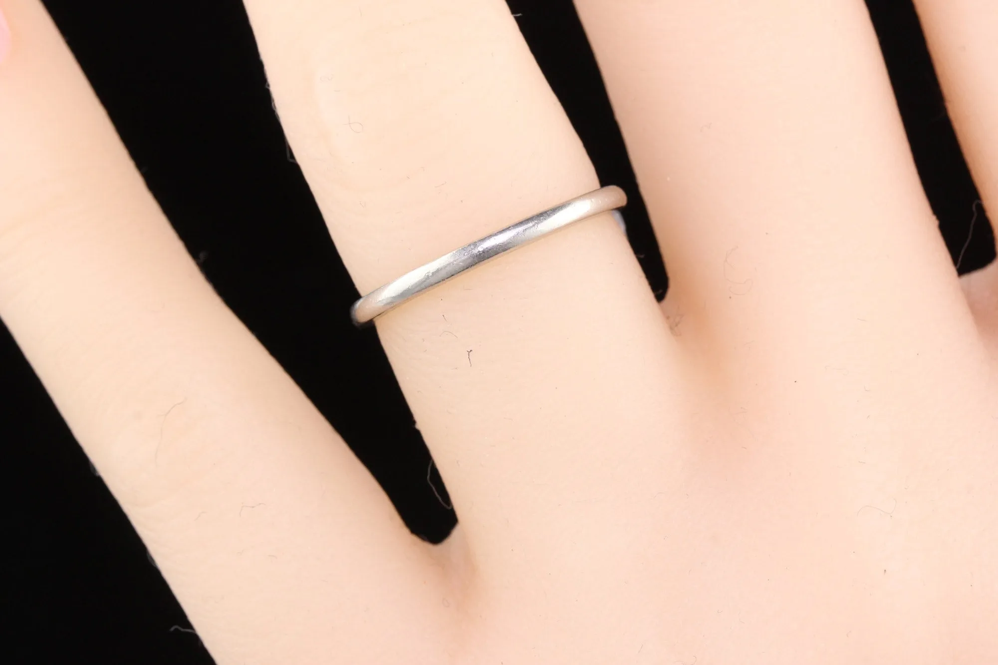 Circa 1951 - Vintage Estate Platinum Wedding Band