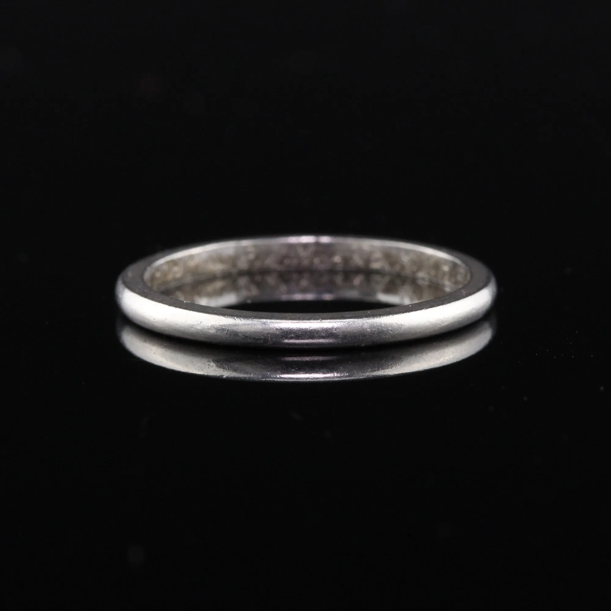 Circa 1951 - Vintage Estate Platinum Wedding Band
