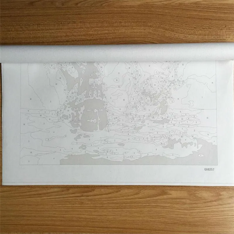 Classical City Number Painting