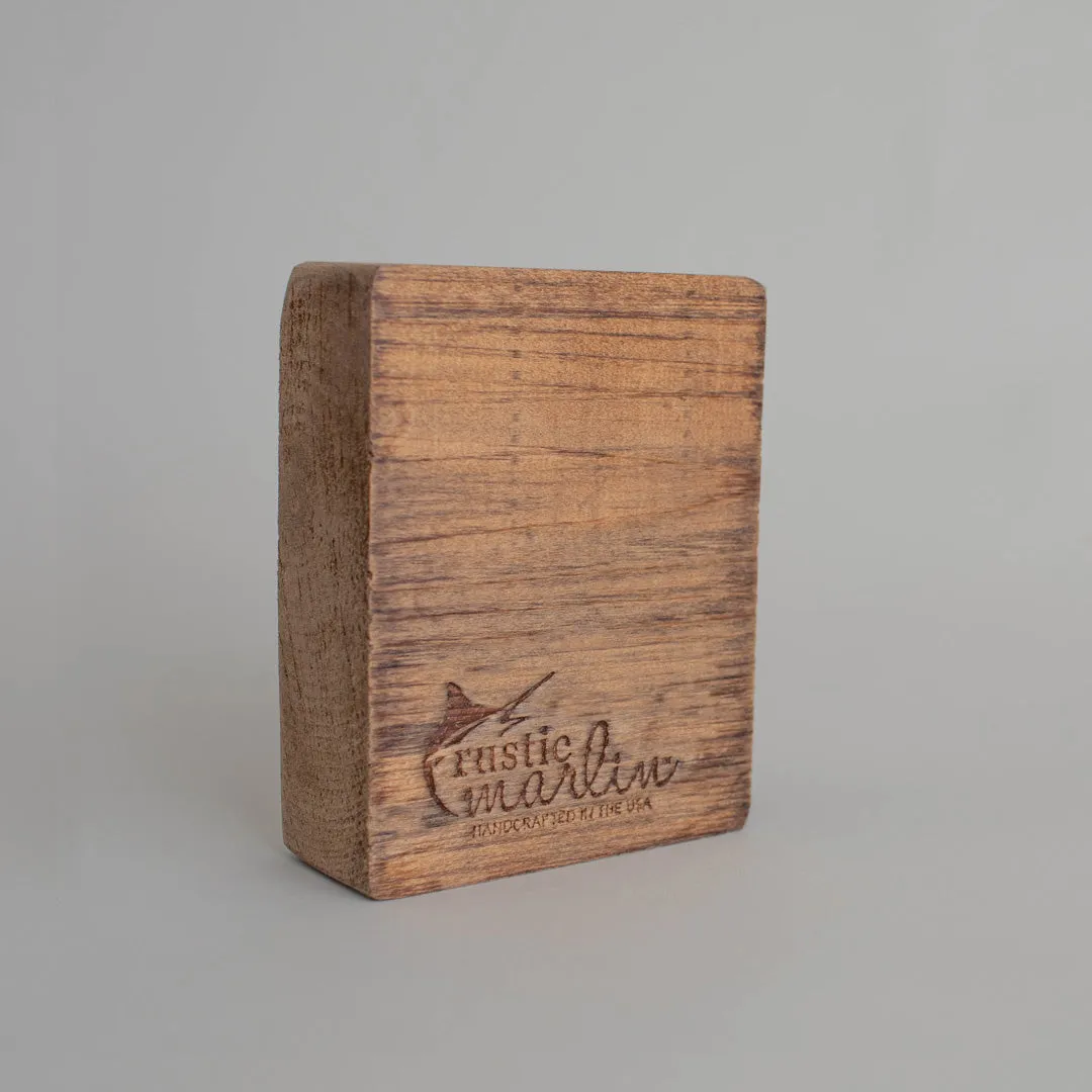 Clover Heart Decorative Wooden Block