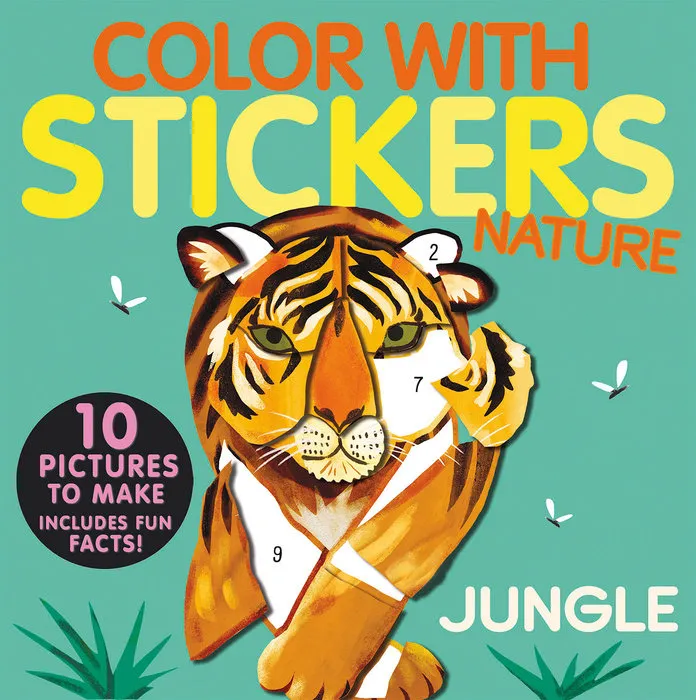 Color with Stickers - Jungle