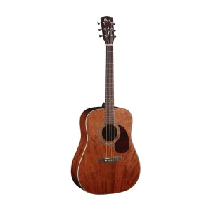 Cort Earth70MH-OP Mahogany Acoustic Guitar, Open Pore