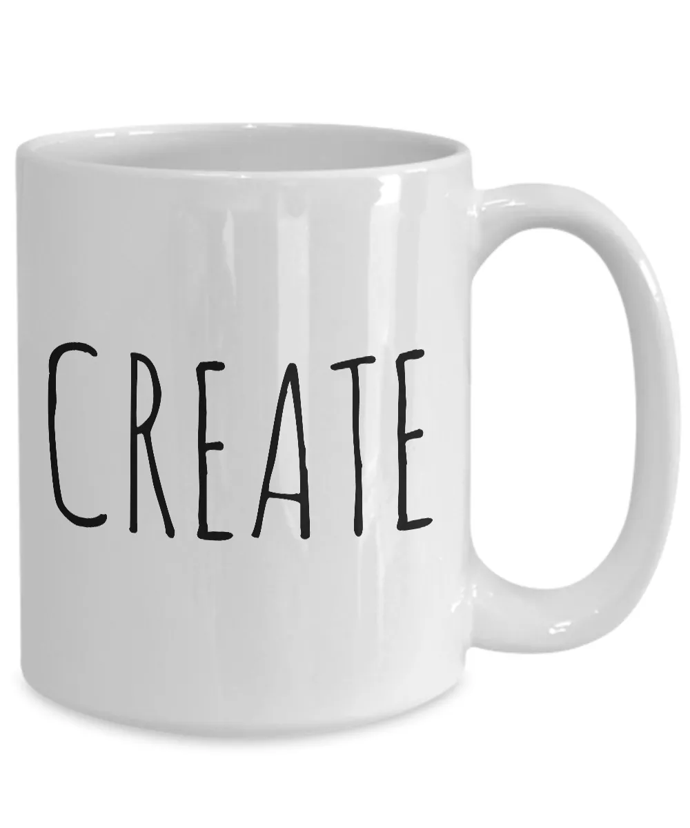 Create Mug - Artistic Coffee Mugs - Gifts for Artists