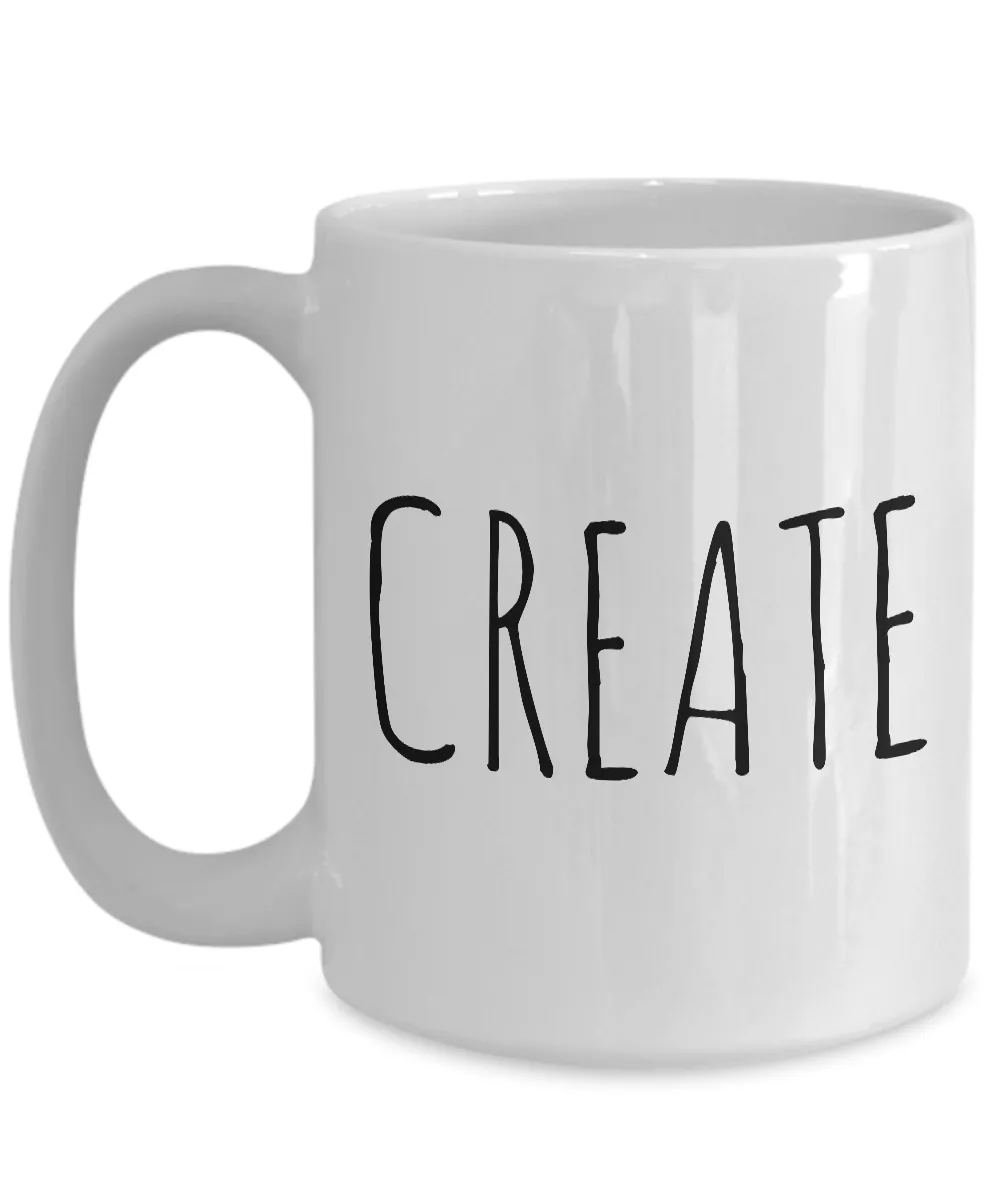 Create Mug - Artistic Coffee Mugs - Gifts for Artists