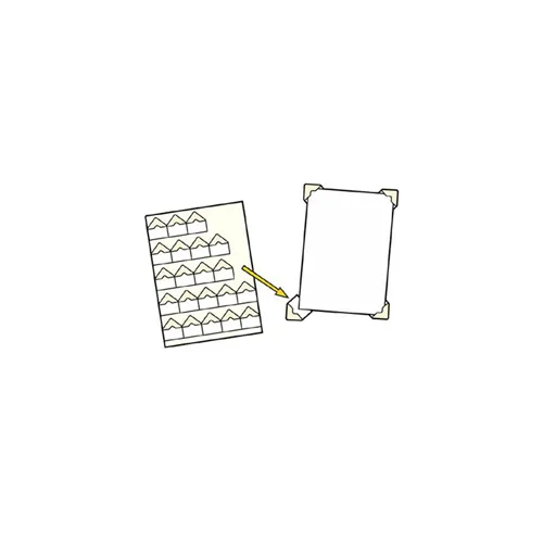 Creative Photo Corners Mix Pack Embossed Self-Adhesive Embellishment Decoration Craft