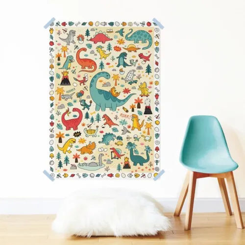Creative Sticker Poster Dinosaurs