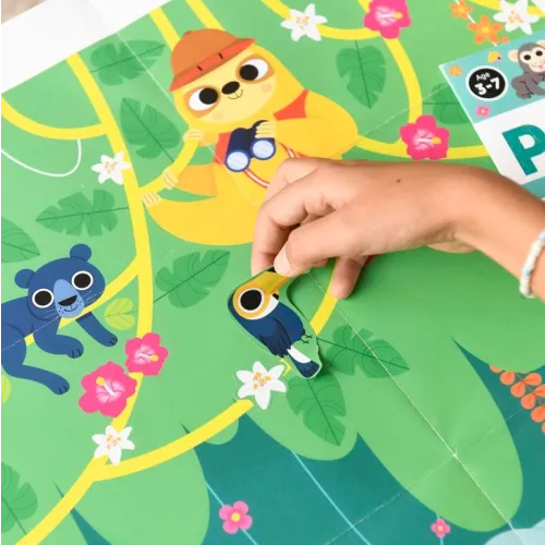 Creative Sticker Poster Jungle