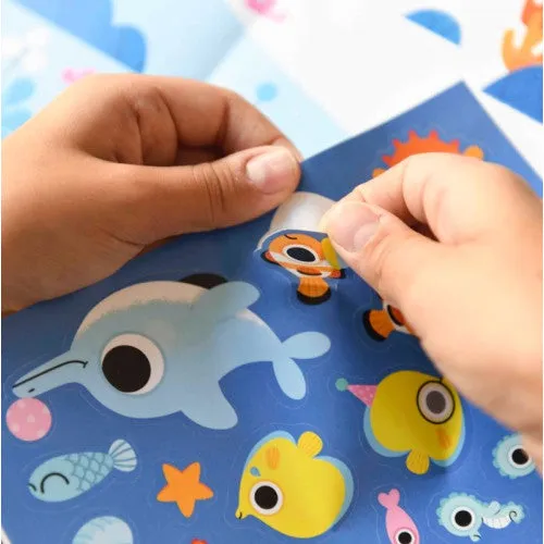 Creative Sticker Poster Sea