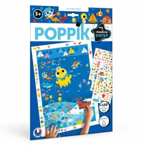Creative Sticker Poster Sea