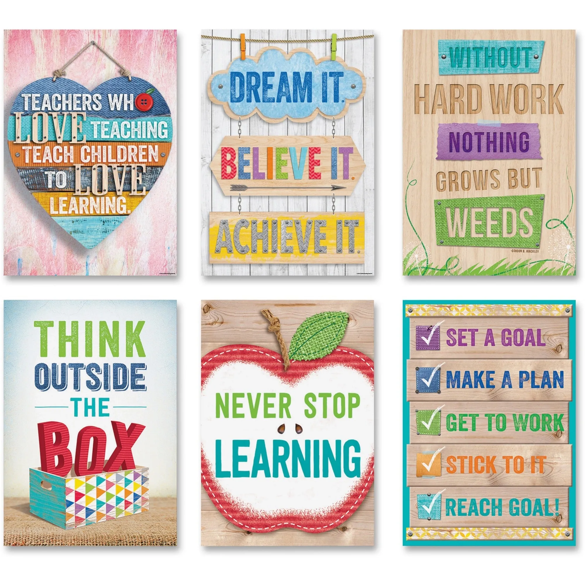Creative Teaching Press Inspire U Poster Pack