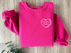 Custom Embroidered New Mom Sweatshirt