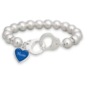 Customizable Heart Police Handcuff Bracelet