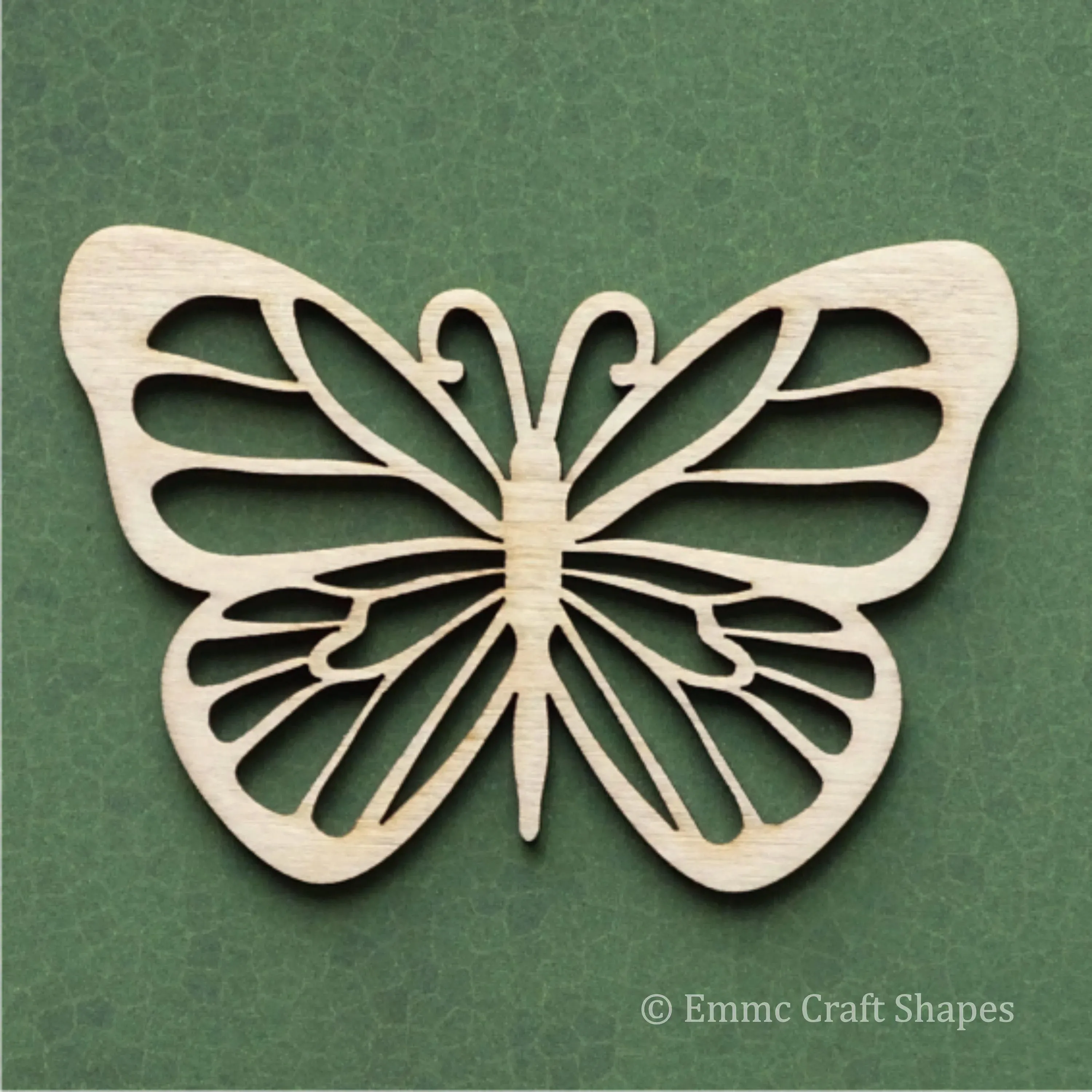 Cutout butterfly design wooden craft shapes - plywood