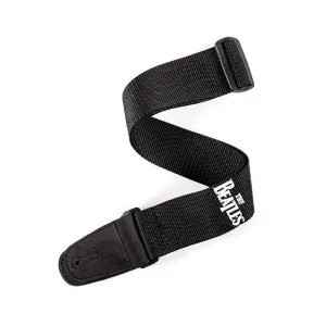 D'Addario PWSBT100 Beatles Polypro Guitar Strap, Black