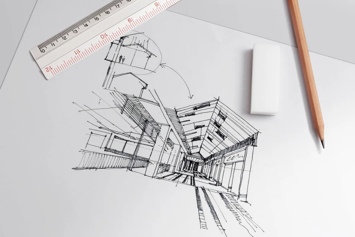Design Ideation SKETCH PAD : Removable Sheet. Multi-Media. (8.5" x 11") PAD-2550-TS