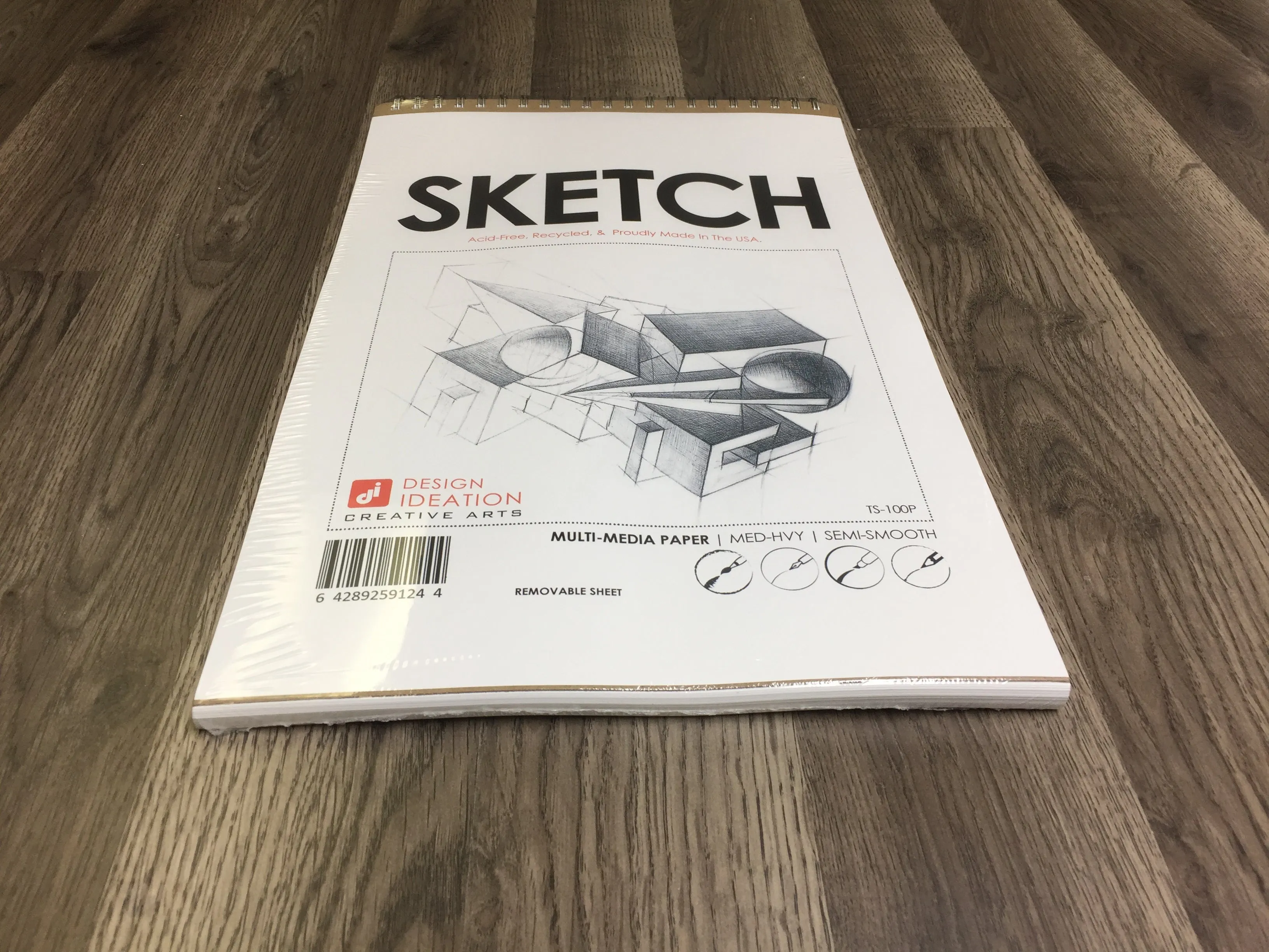 Design Ideation SKETCH. Wire Bound Sketchbook. Multi-Media. (11" x 17") WB-50100-TS