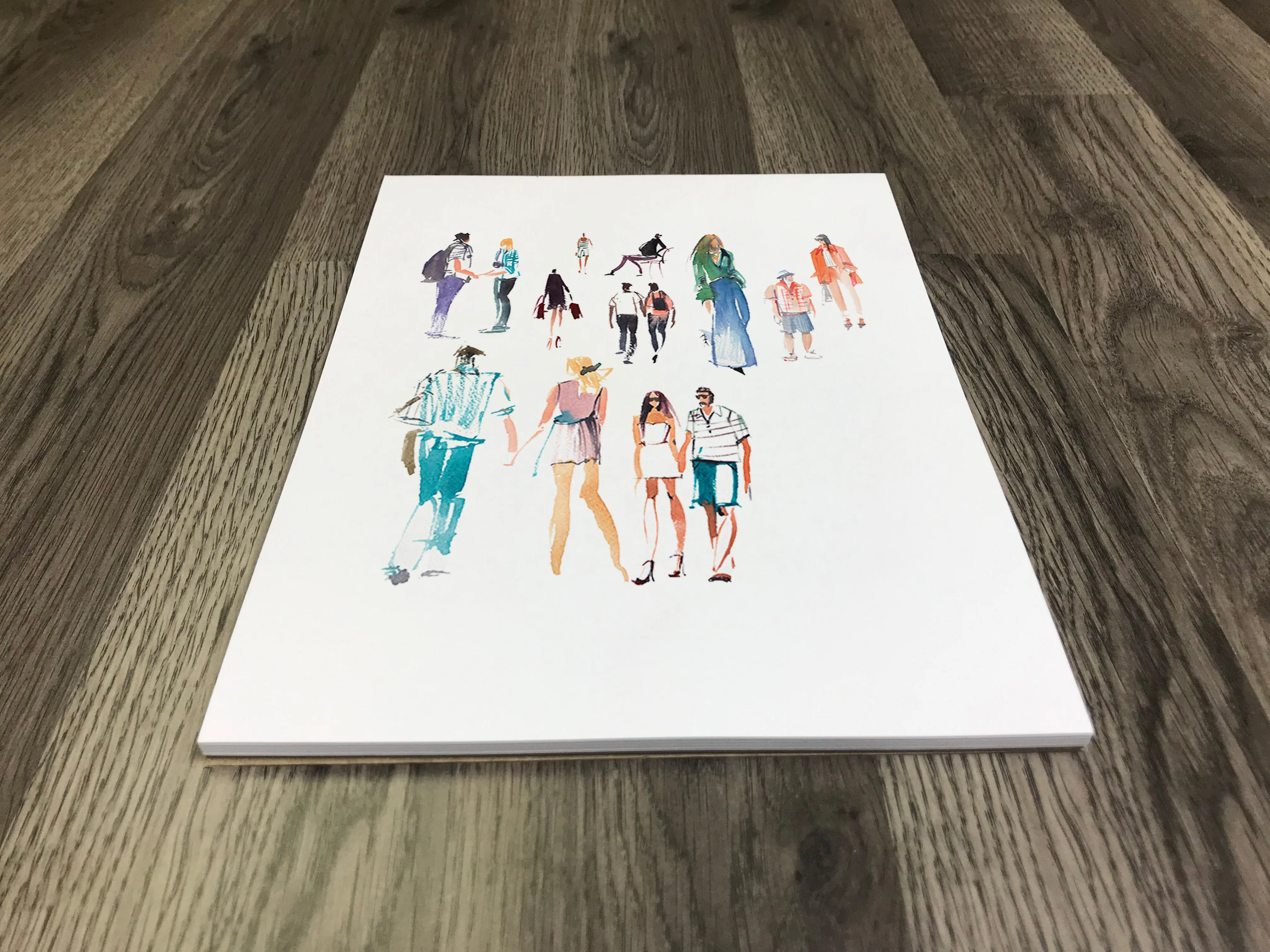 Design Ideation WATERCOLOR Paper : Multi-media. Loose Sheet Pack. (8.5" x 11") LP-PM