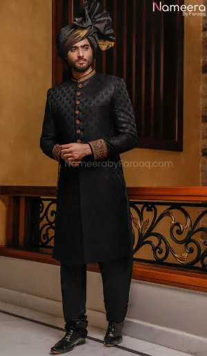 Designer Pakistani Dress Design Mens Sherwani #GN53