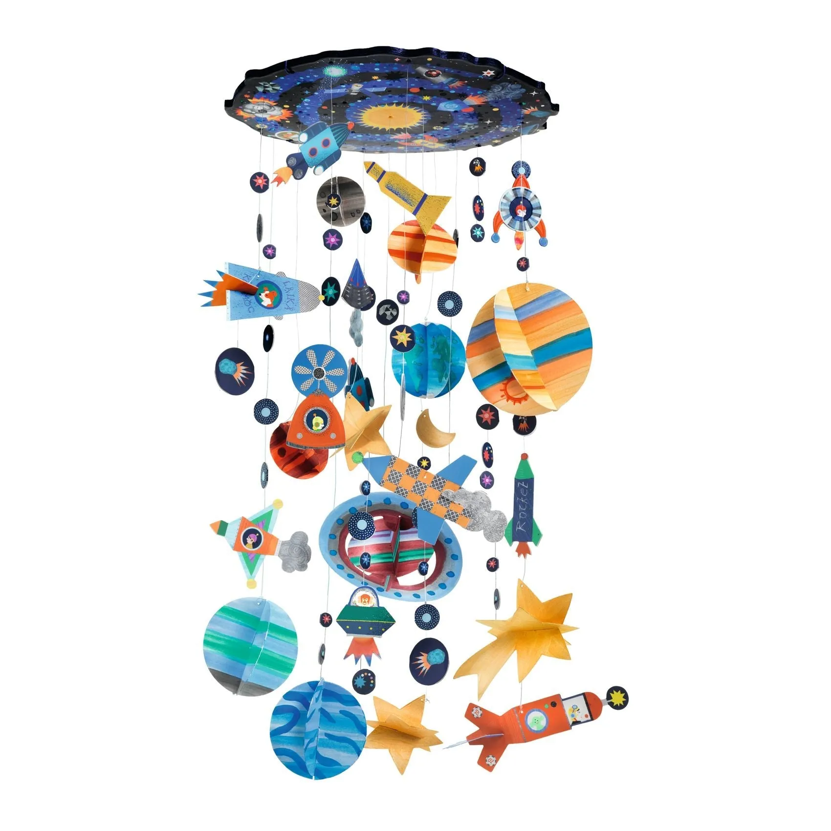 DJECO Do It Yourself Solar System Mobile