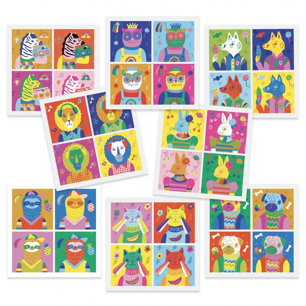 Djeco Inspirat de Pop Art - Andy Warhol DJ09371