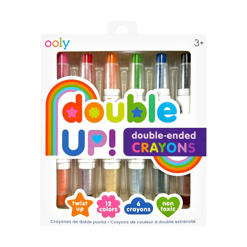 Double Up! Double Ended Crayons - Set of 6