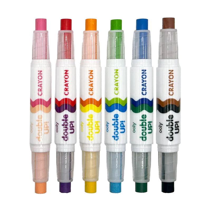 Double Up! Double Ended Crayons - Set of 6