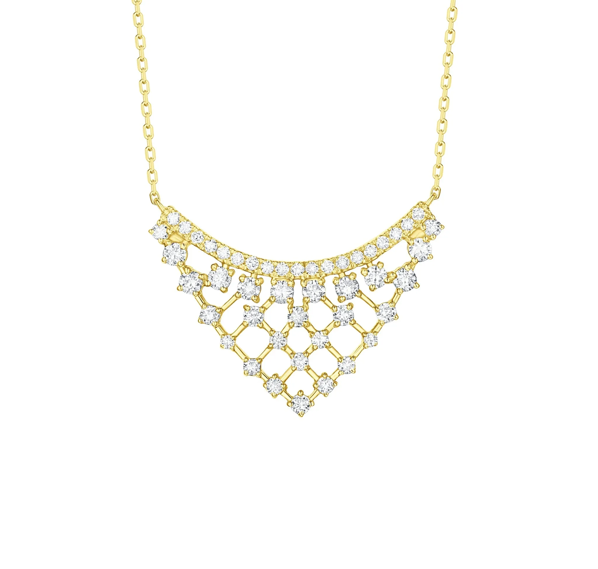 drizzle 0.77ct lab grown diamond Necklace <br> NL-00232WHT