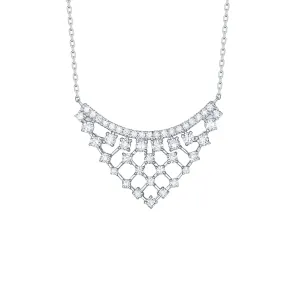 drizzle 0.77ct lab grown diamond Necklace <br> NL-00232WHT