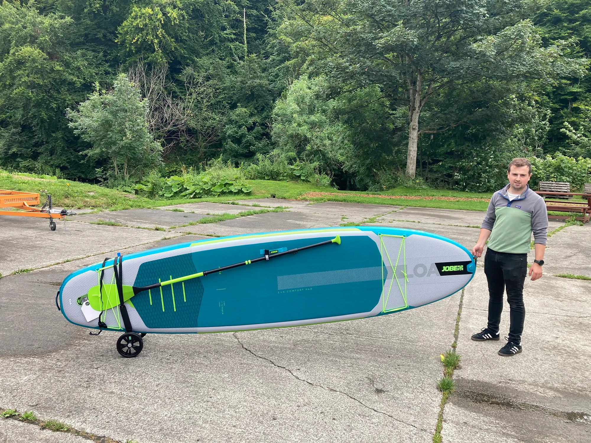 Eckla SUP, Paddleboard Transport Cart -Wagon, Califonia