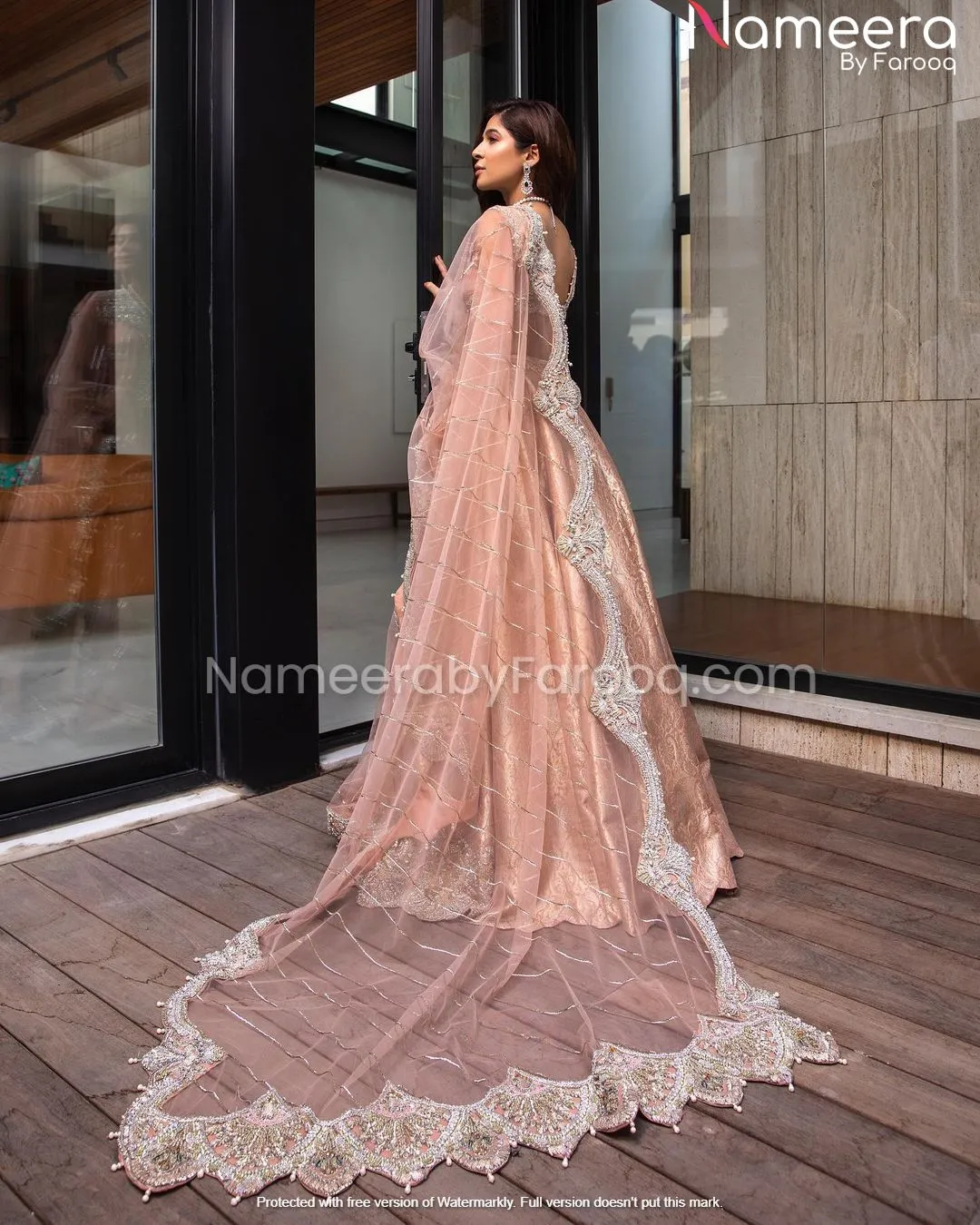 Elegant Lehenga Choli Bridal Clothes Pakistani #BN179
