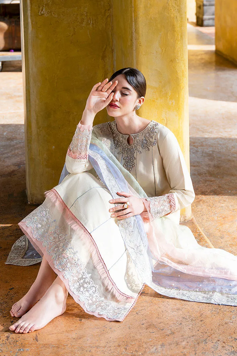 Elegant Yellow Handmade Work Salwar Kameez with Dupatta