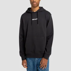 Element Simple Logo Pullover Hoodie Off Black
