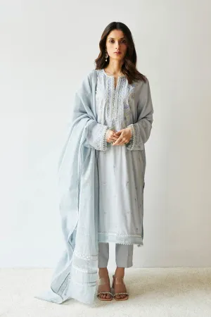 Embroidered Pakistani Salwar Kameez Suit with Dupatta