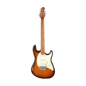 Ernie Ball Music Man Cutlass RS HSS Electric Guitar, Maple FB, Vintage Tobacco