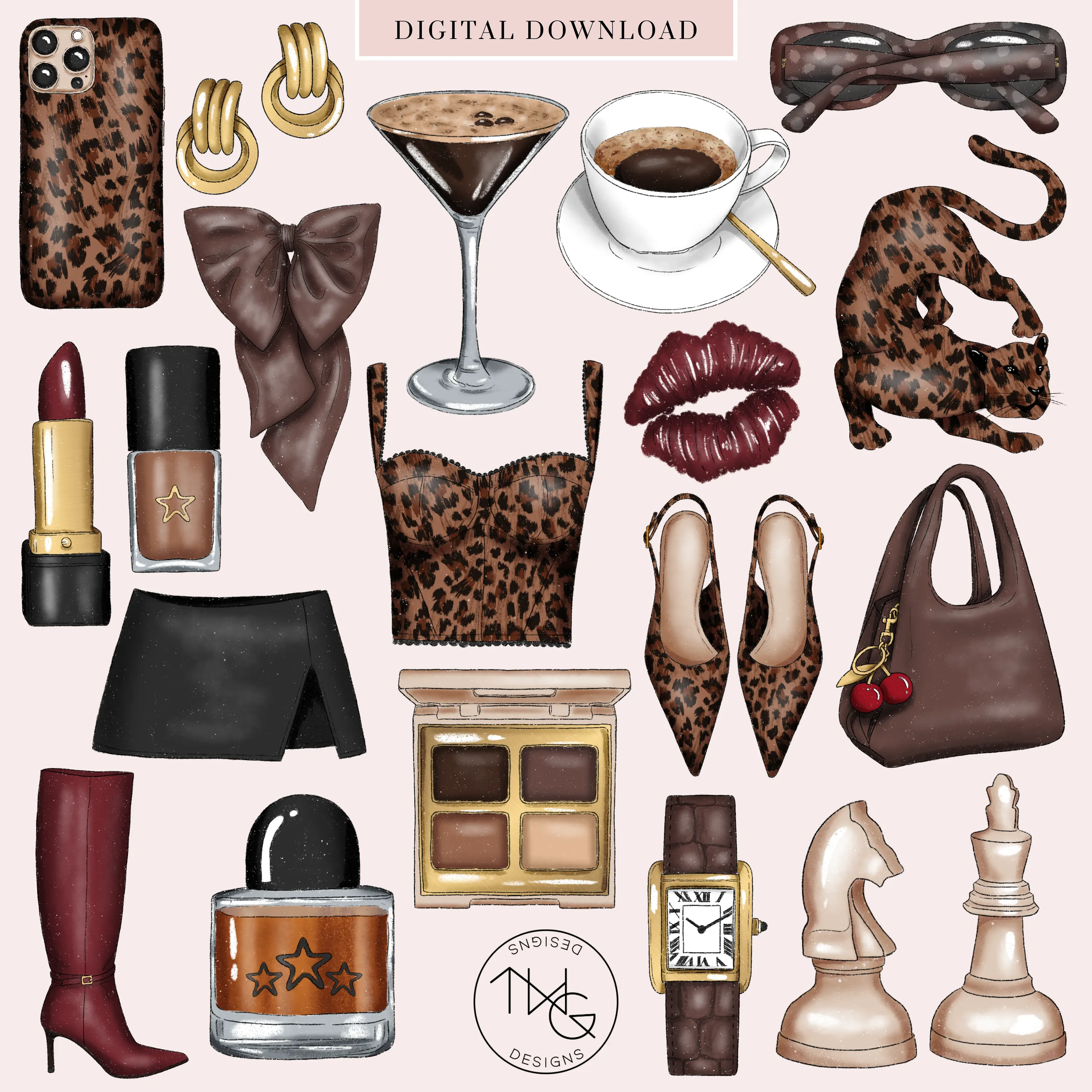 Espresso Clipart Collection