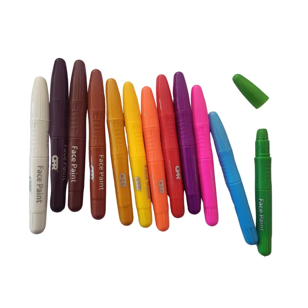 Face Paint Sticks - 12 Pack - 3 