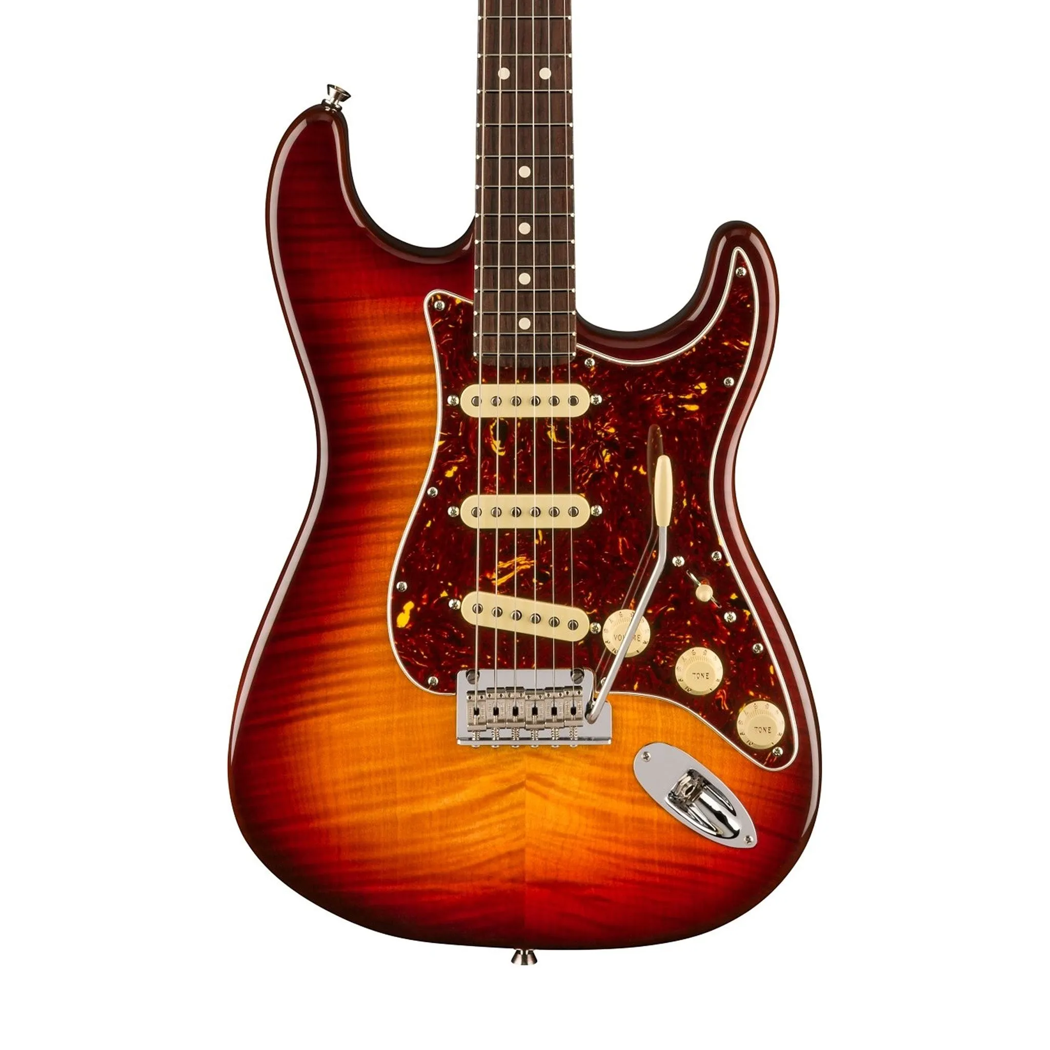Fender 70th Anniversary American Professional II Stratocaster Electric Guitar, RW FB, Comet Burst
