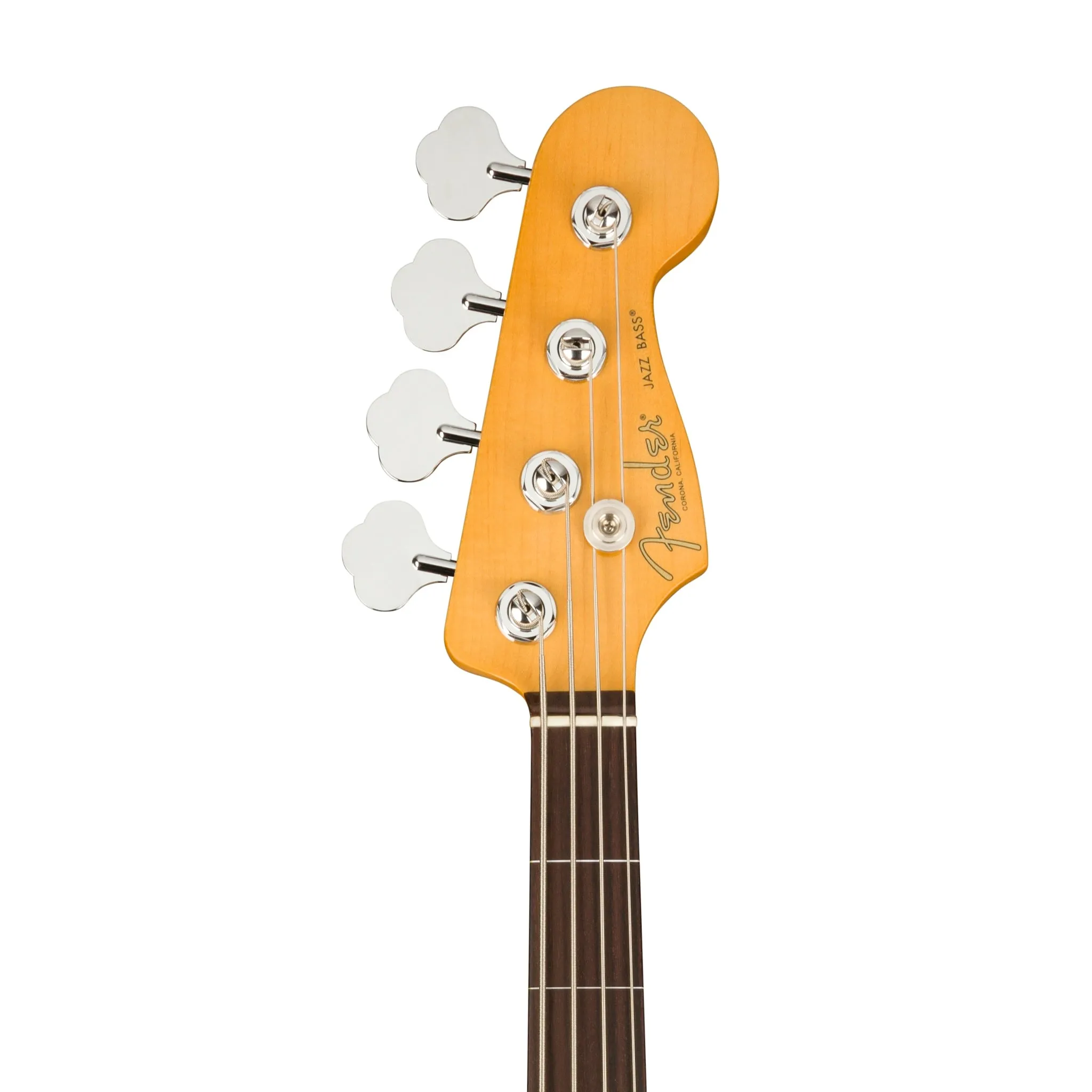 Fender American Professional II Fretless Jazz Bass Electric Guitar, RW FB, 3-Tone Sunburst