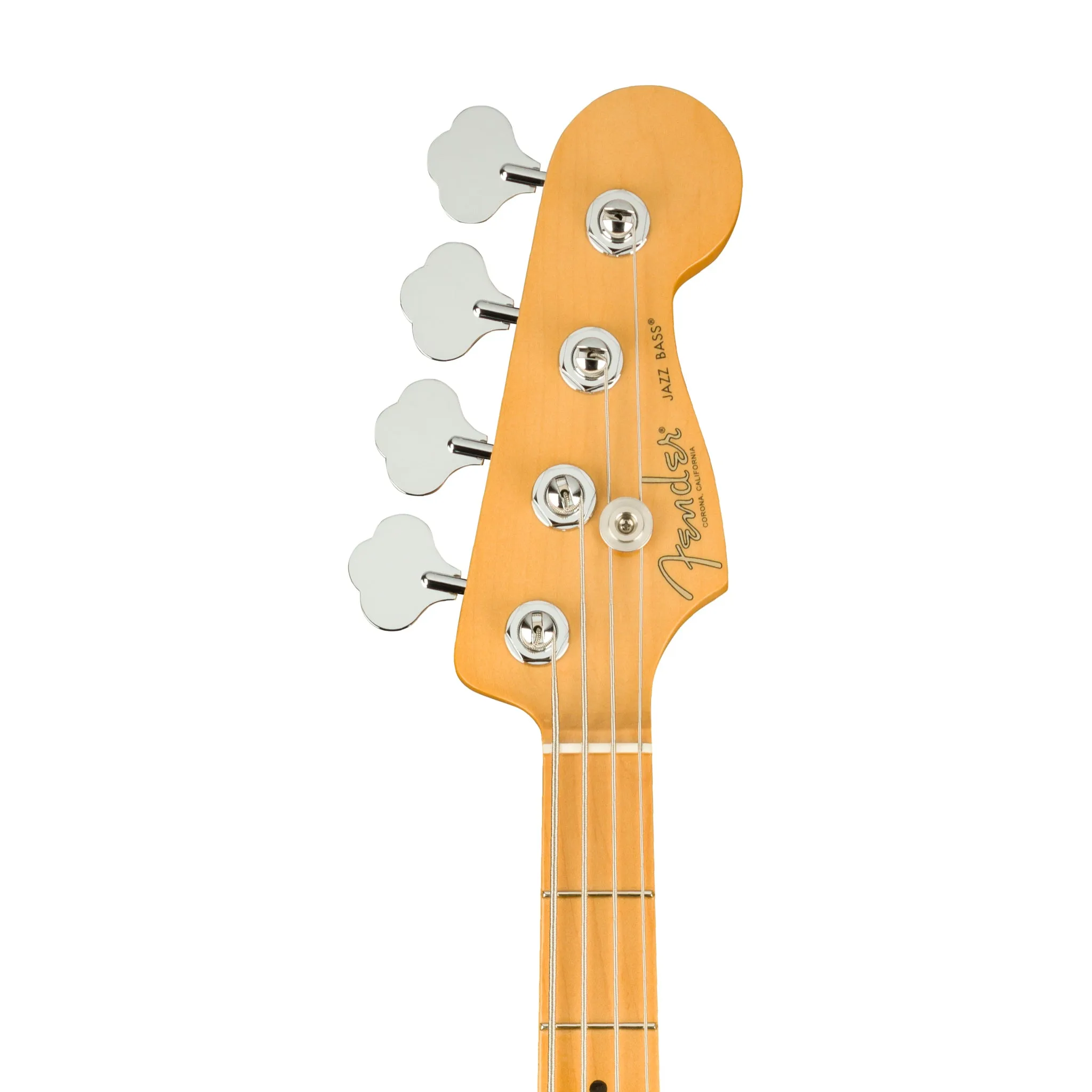 Fender American Professional II Jazz Bass Electric Guitar, Maple FB, Olympic White