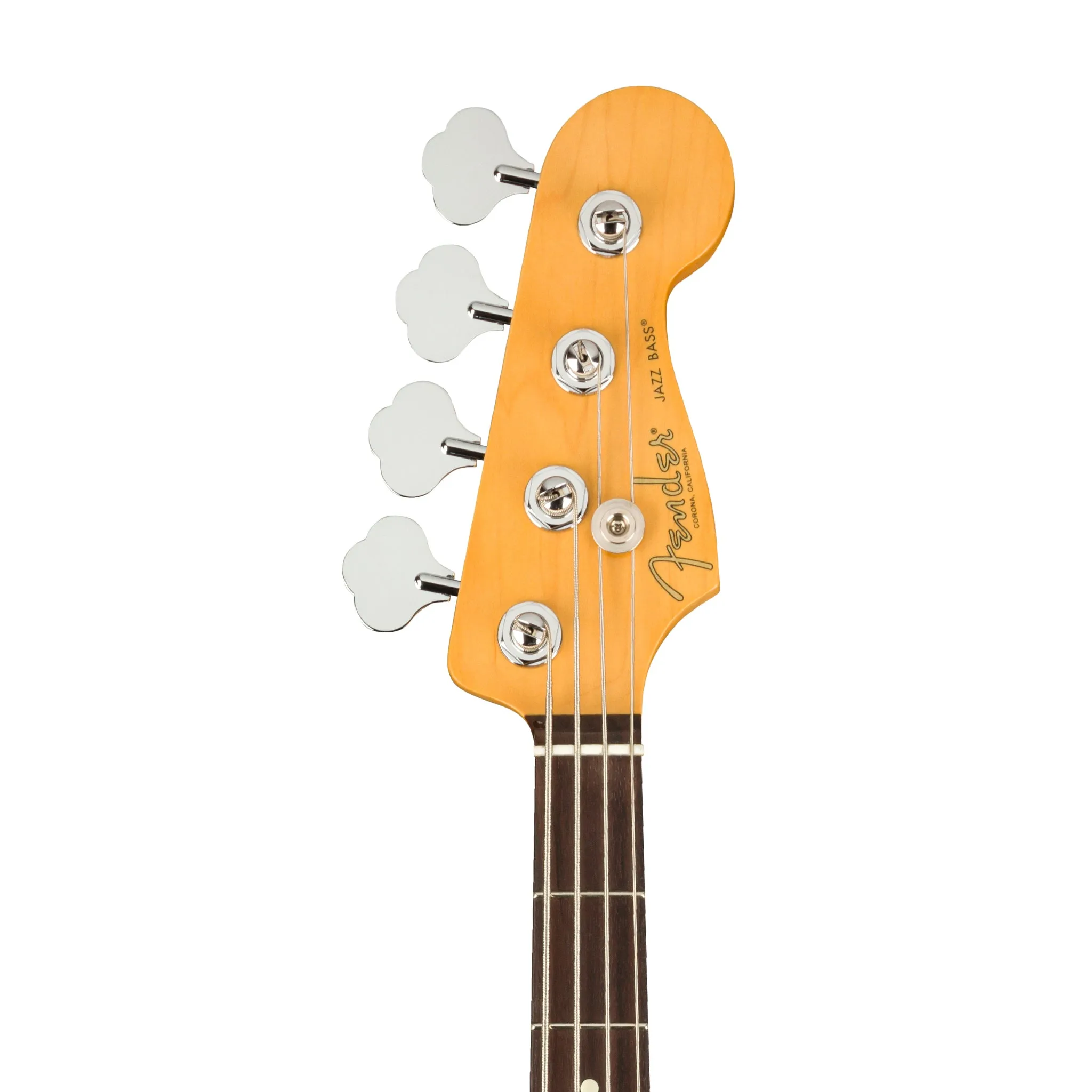 Fender American Professional II Jazz Bass Electric Guitar, RW FB, Olympic White