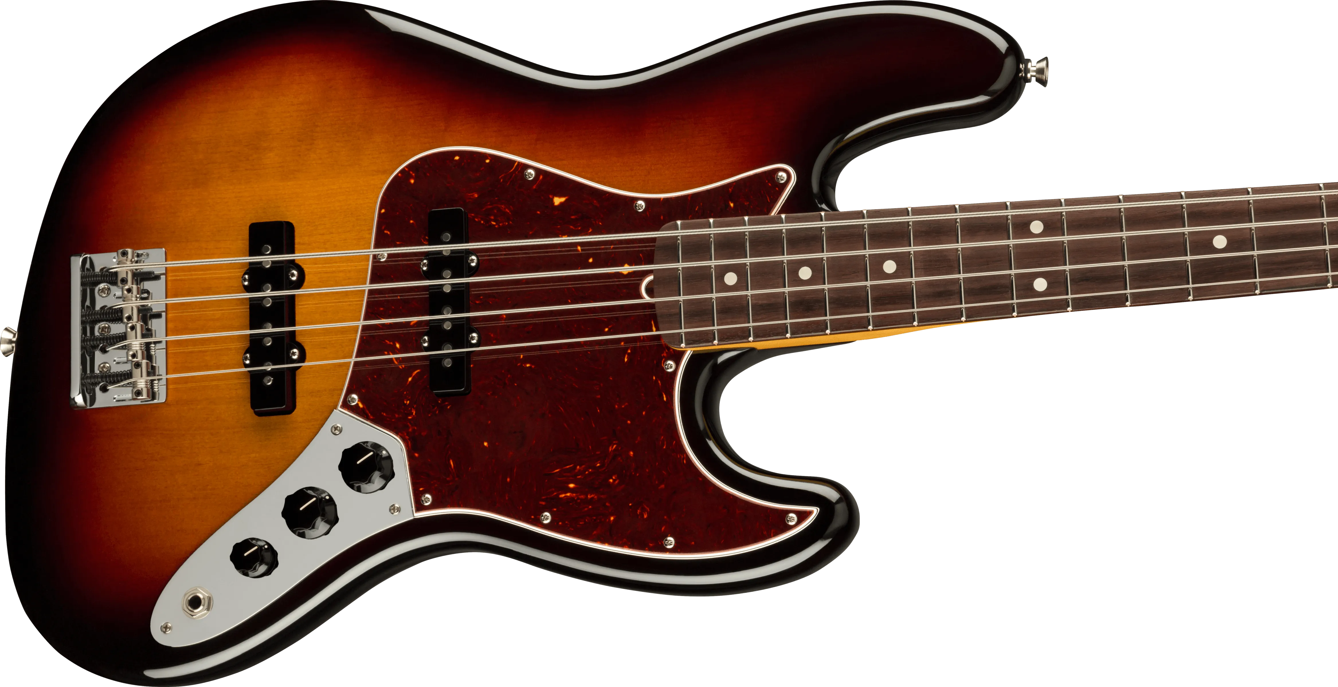 FENDER American Professional II Jazz Bass®, Rosewood Fingerboard, 3-Color Sunburst