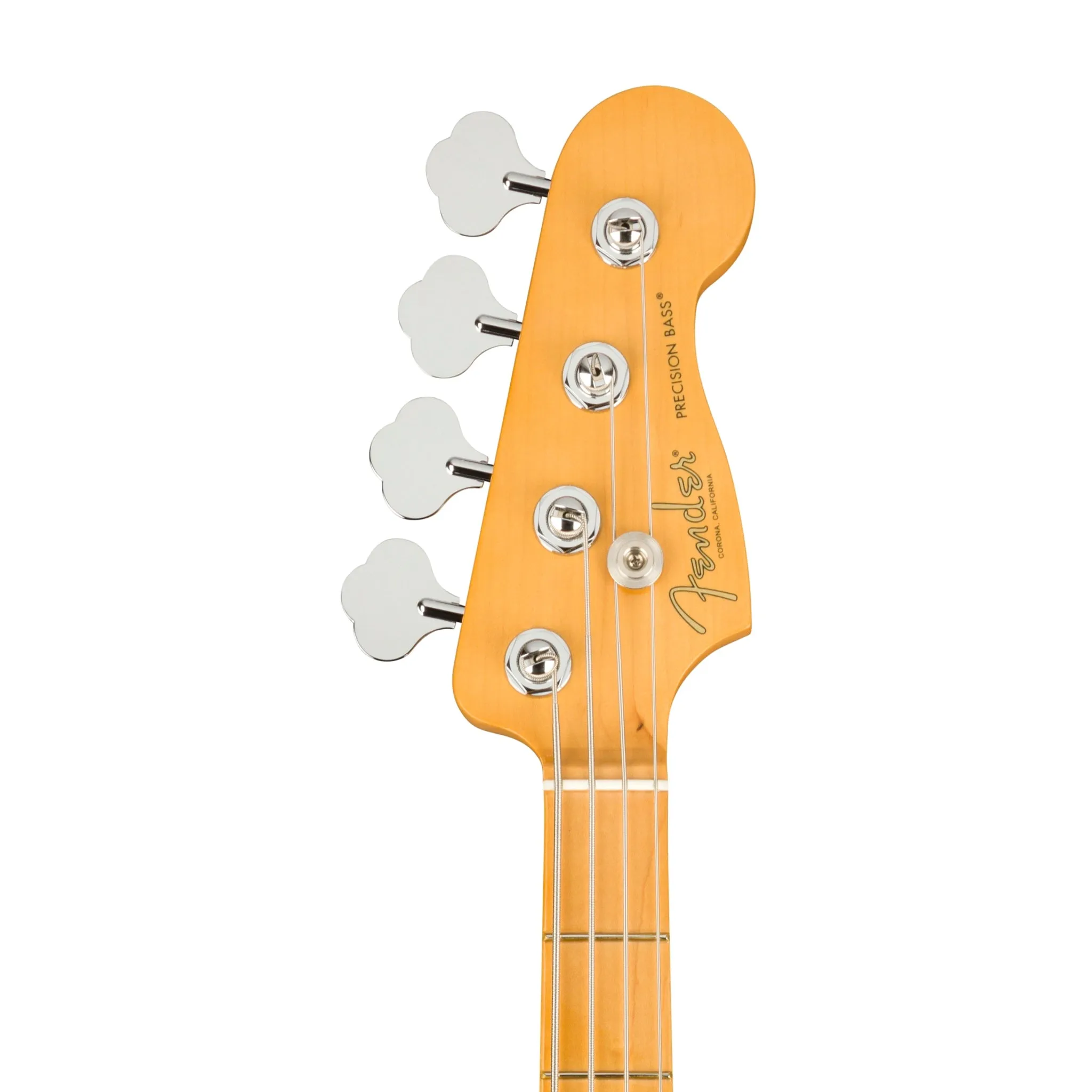Fender American Professional II Precision Bass Electric Guitar, Maple FB, Olympic White