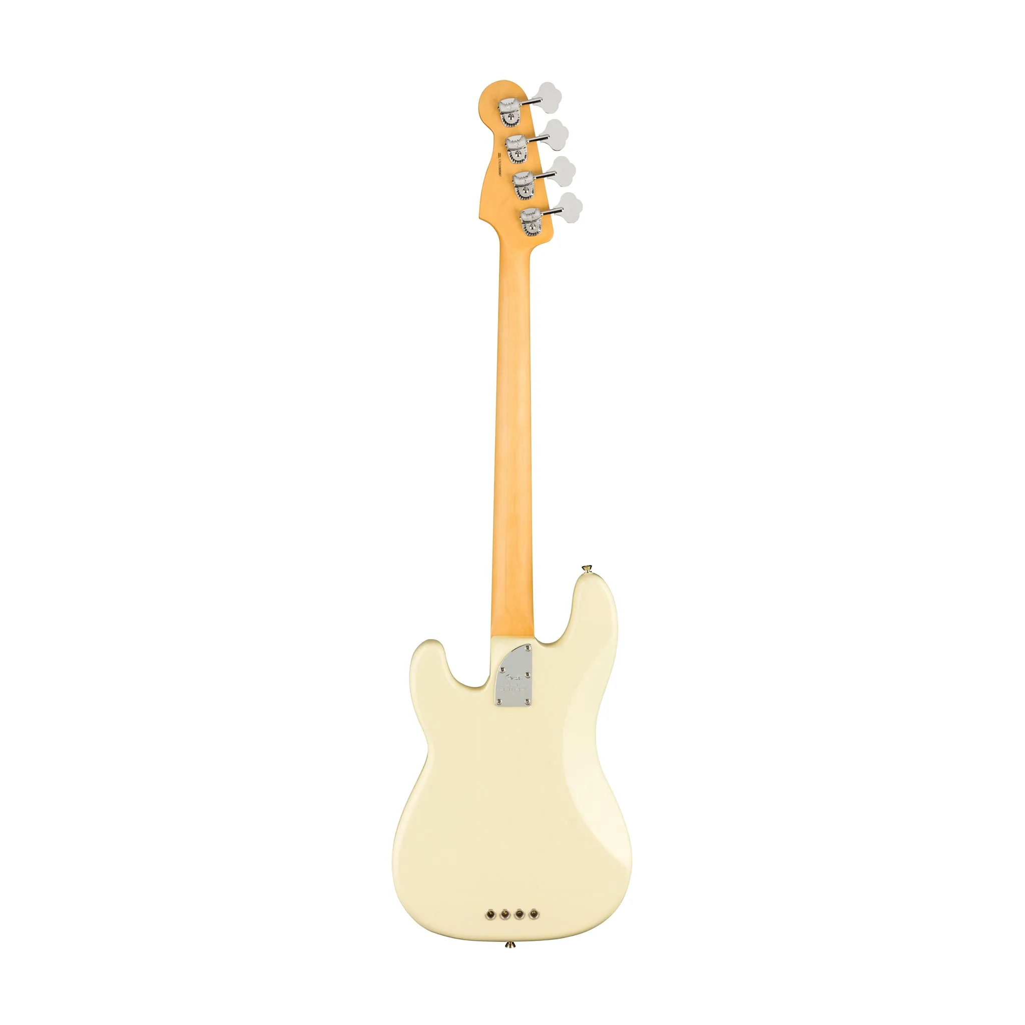 Fender American Professional II Precision Bass Electric Guitar, RW FB, Olympic White
