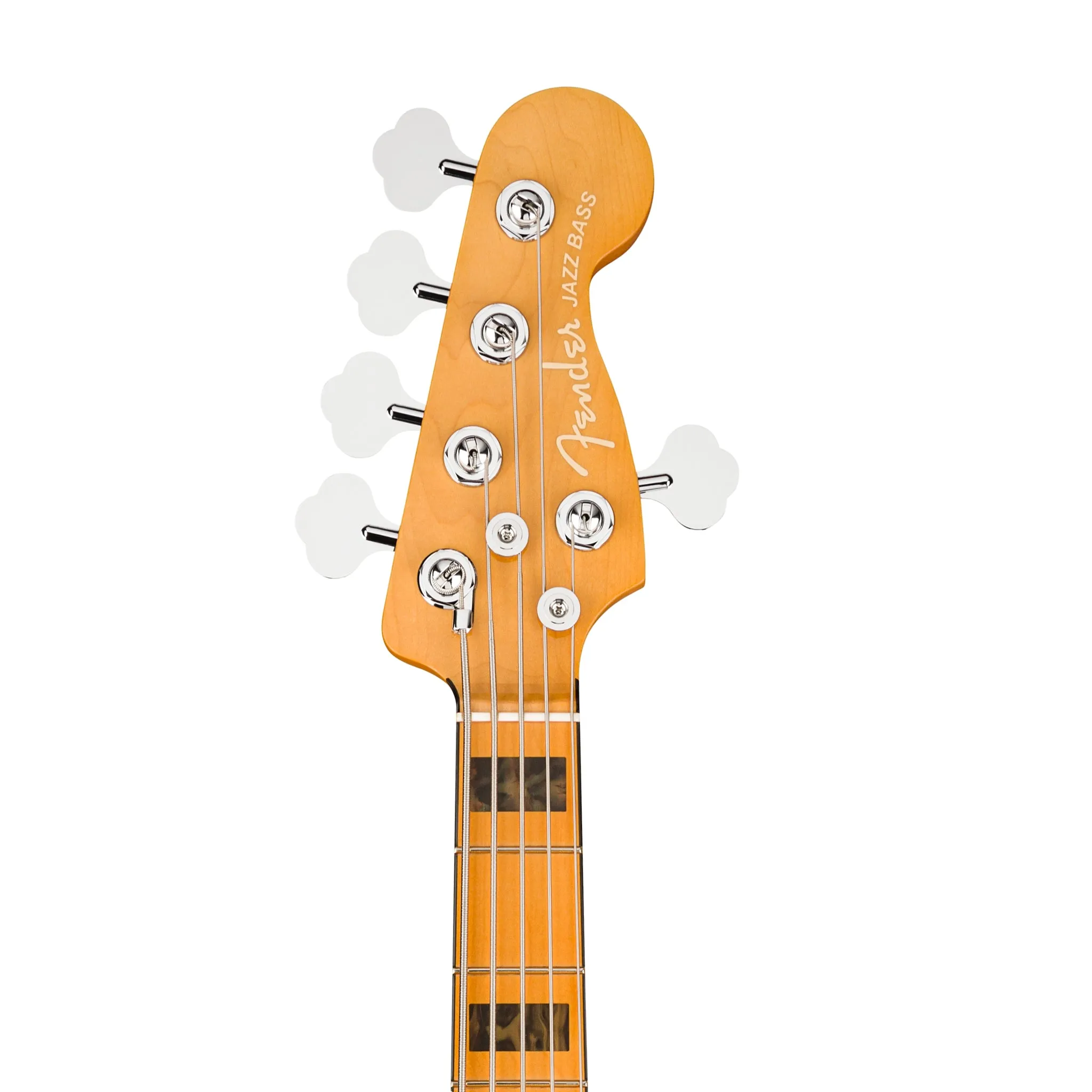Fender American Ultra 5-String Jazz Bass Guitar, Maple FB, Aged Natural