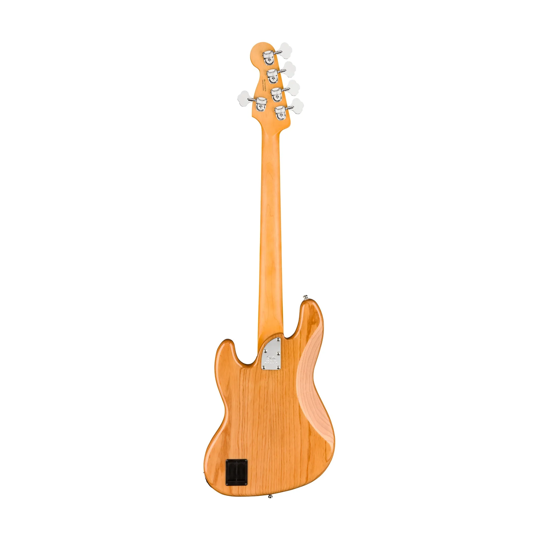 Fender American Ultra 5-String Jazz Bass Guitar, Maple FB, Aged Natural